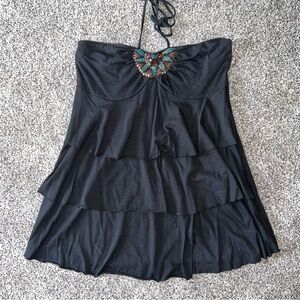 Venezia halter neck mini dress